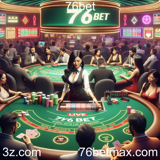 A Experiência Imersiva do Cassino Ao Vivo na 76bet